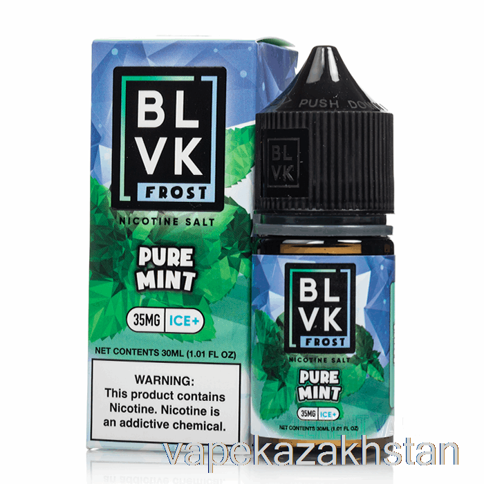 Vape Kazakhstan Pure Mint - BLVK Frost Salts - 30mL 35mg